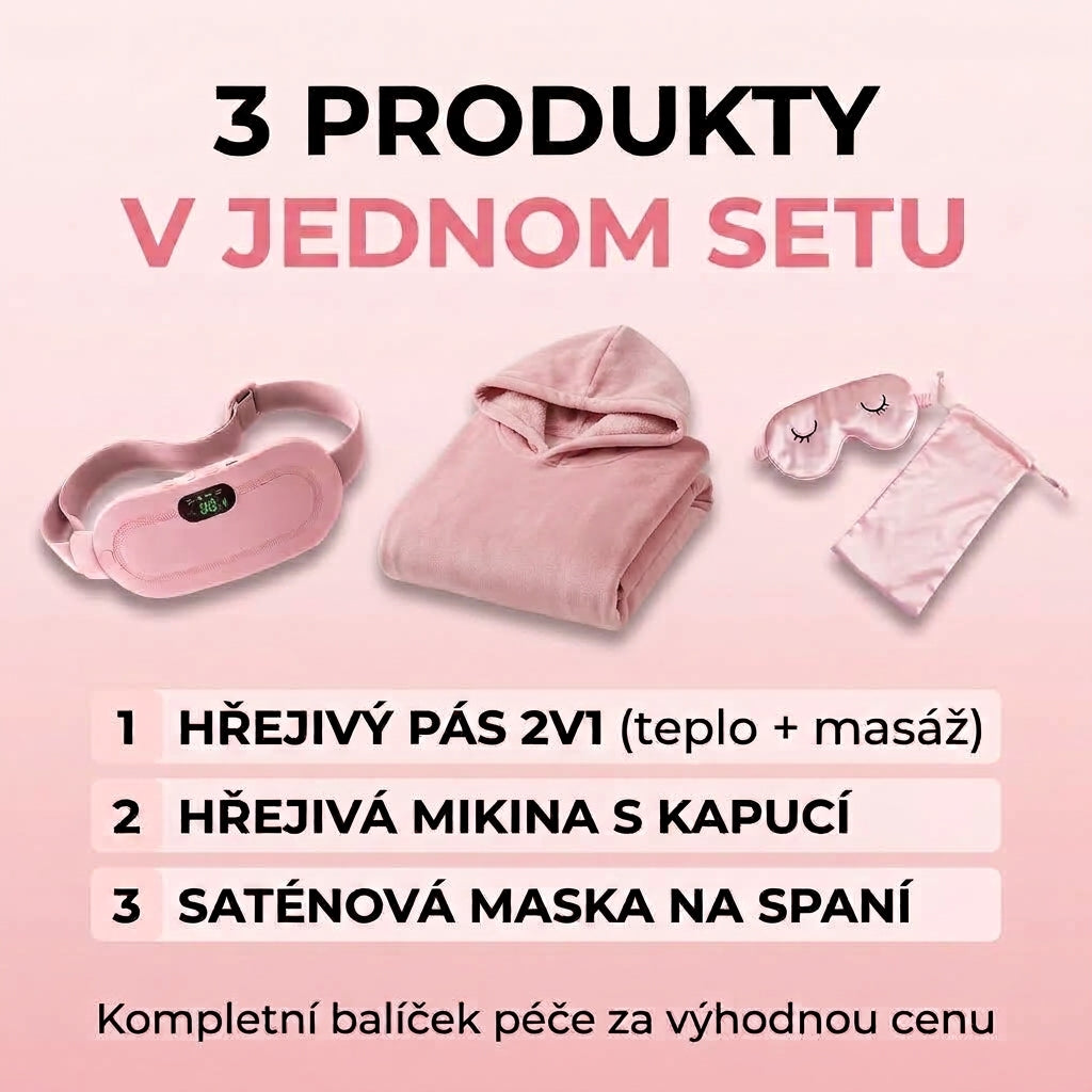 Premium set 3v1 – růžová